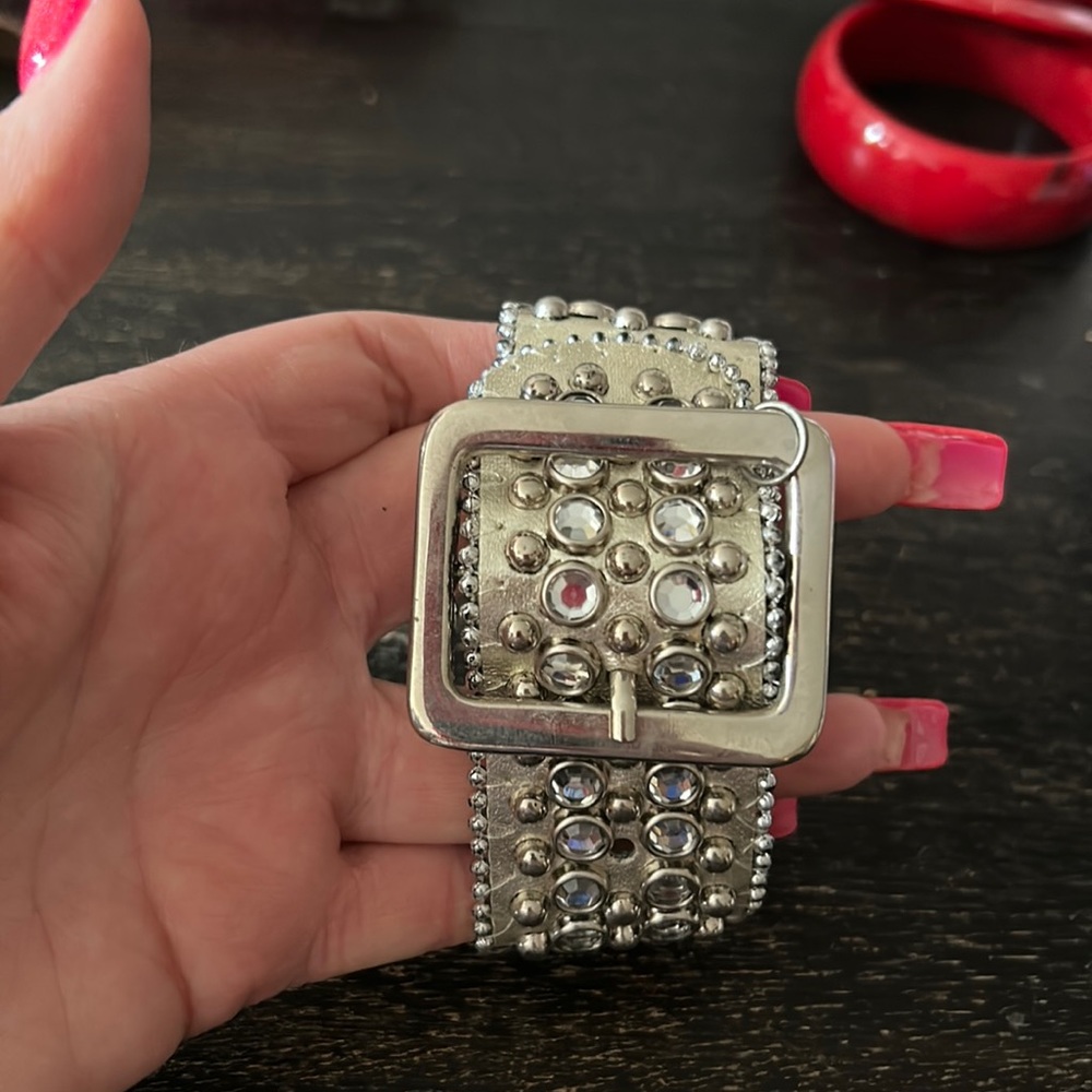 Rhinestone cuff